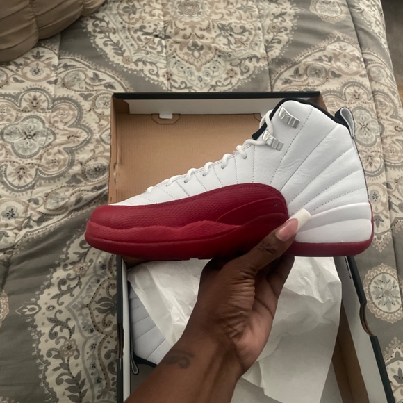 Jordan 12 Cherry’s size 7Y NEVER WORN! - Picture 2 of 3